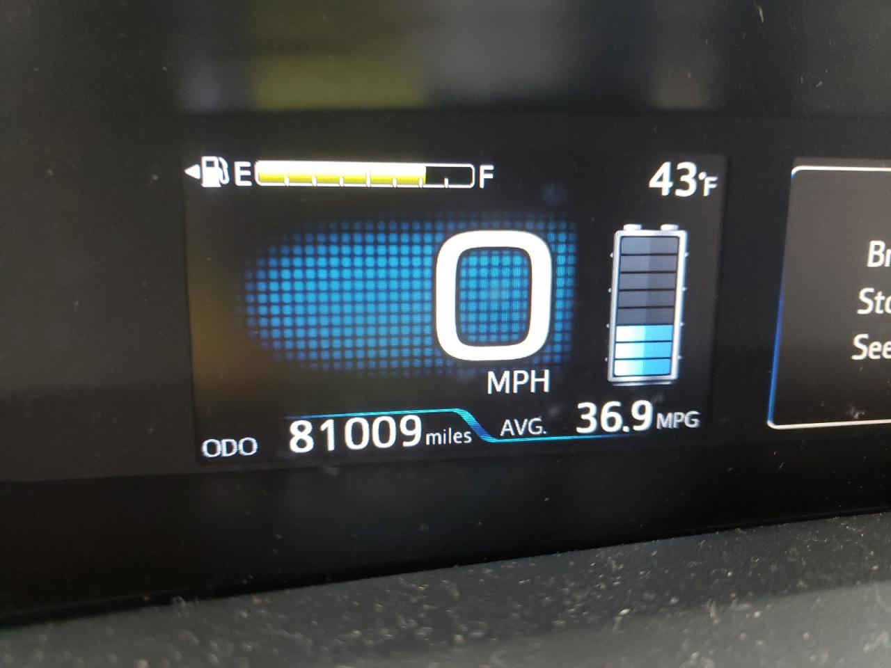 Photo 8 from auction – 2016 TOYOTA PRIUS with VIN JTDKARFU0G3516985