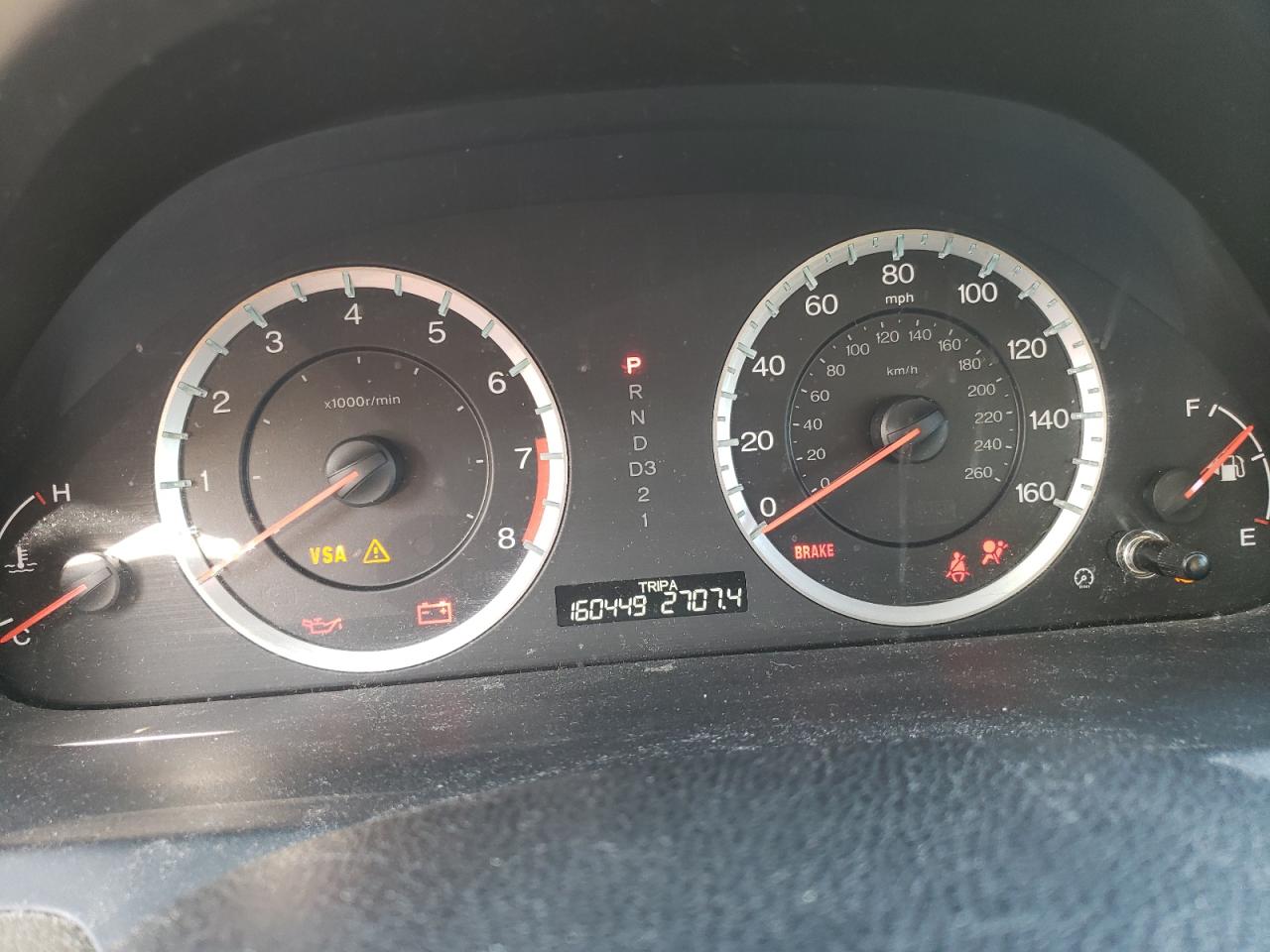 Photo 8 from auction – 2010 HONDA ACCORD LXP with VIN 1HGCP2F41AA035979