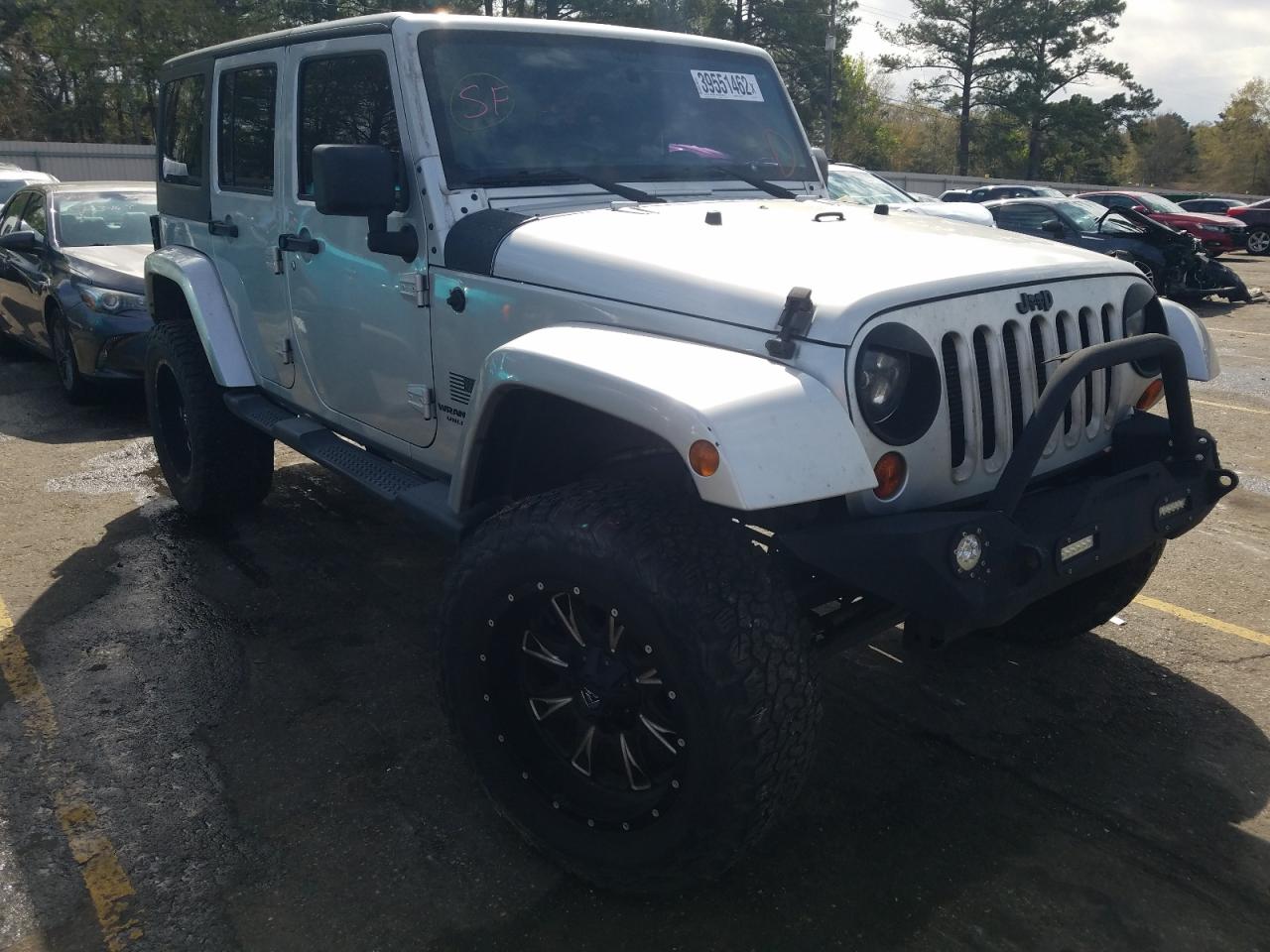 JEEP WRANGLER U 2012 с VIN 1C4BJWEG4CL148041 - Фото с аукциона