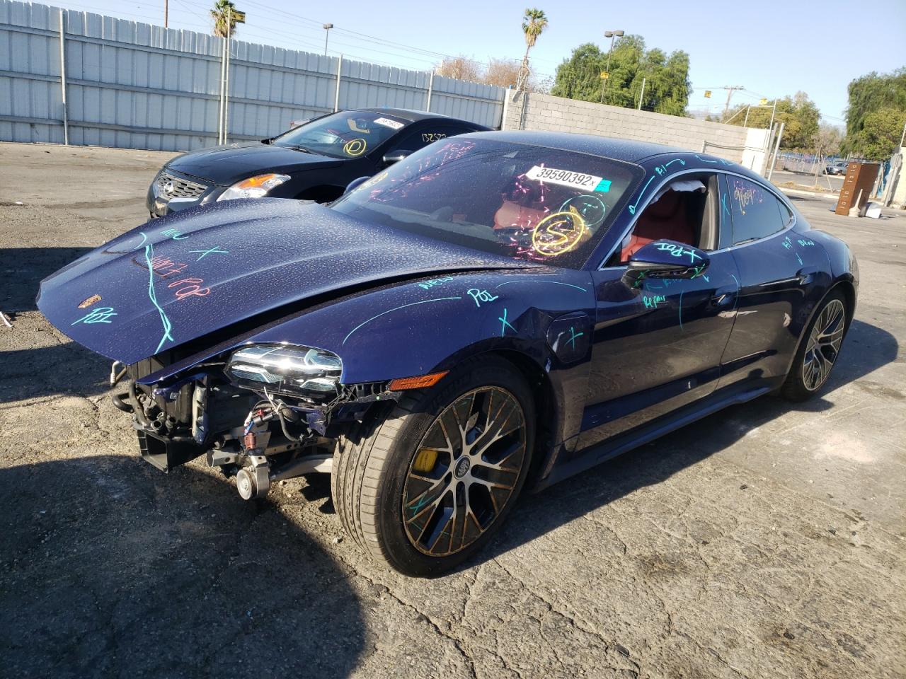 Photo 2 from auction – 2020 PORSCHE TAYCAN TUR with VIN WP0AC2Y18LSA71494