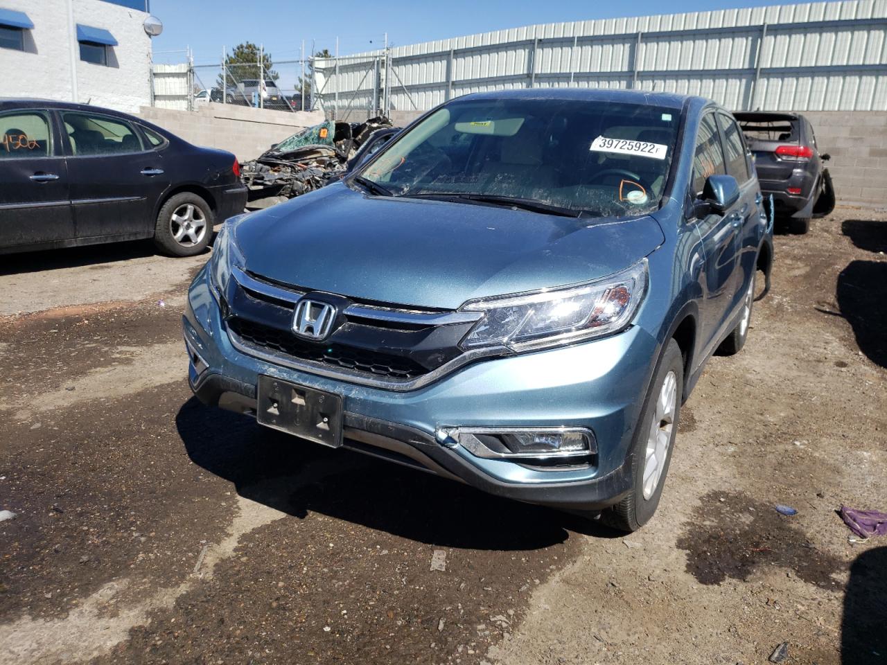Photo 2 from auction – 2016 HONDA CR-V EX with VIN 2HKRM4H51GH618217
