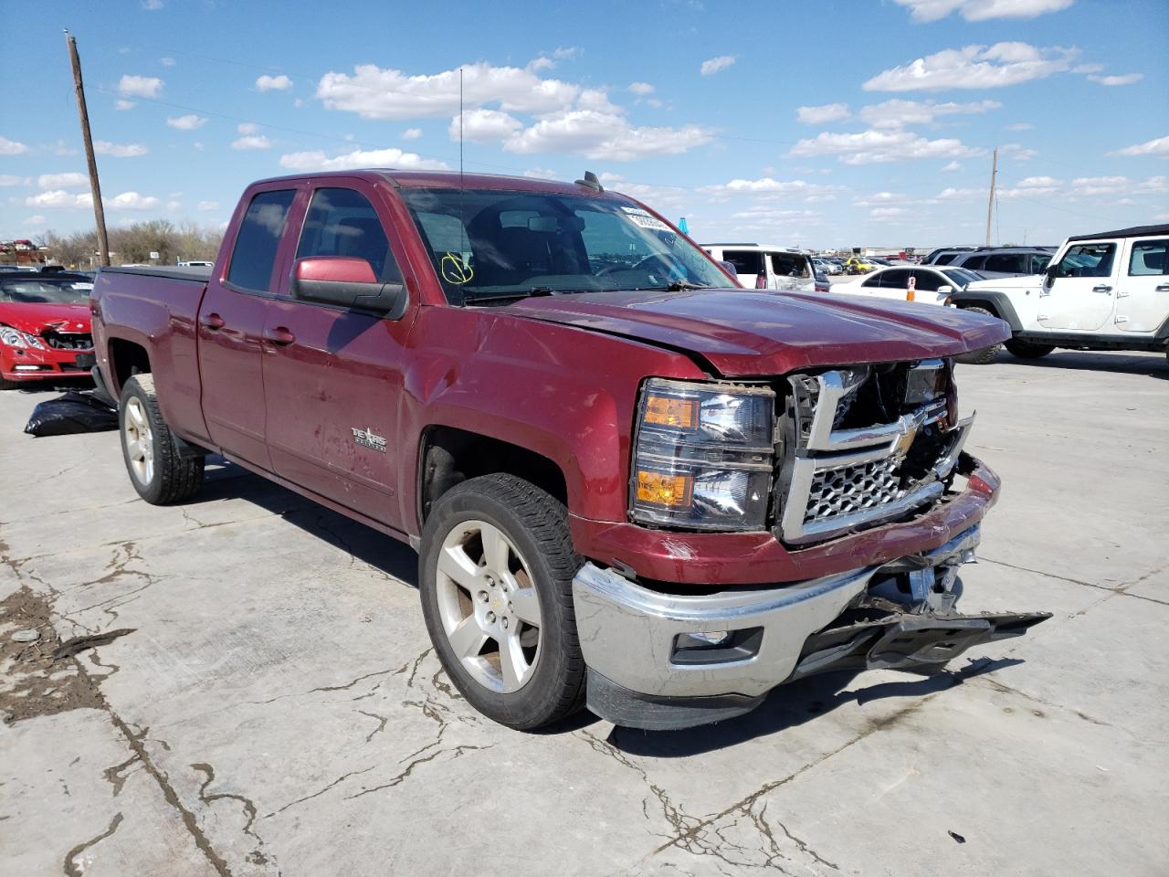CHEVROLET SILVERADO 2015 with VIN 1GCRCREC1FZ360128 - Photo from auction