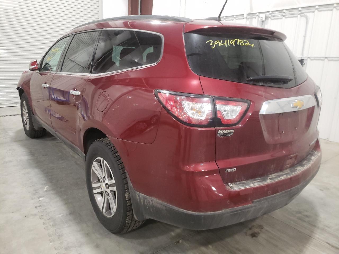 Photo 3 from auction – 2016 CHEVROLET TRAVERSE L with VIN 1GNKVHKD9GJ236408