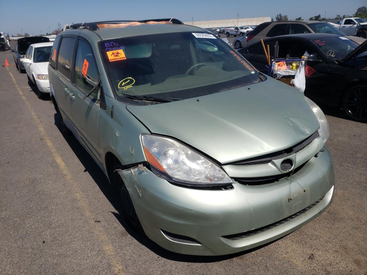 TOYOTA SIENNA CE 2010 with VIN 5TDKK4CC1AS292644 - Photo from auction