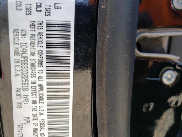Photo 10 from auction – 2013 JEEP PATRIOT SP with VIN 1C4NJPBB3DD225618