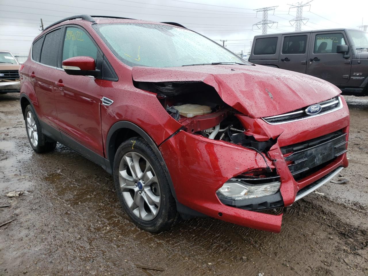 FORD ESCAPE SEL 2013 with VIN 1FMCU9H92DUC22820 - Photo from auction