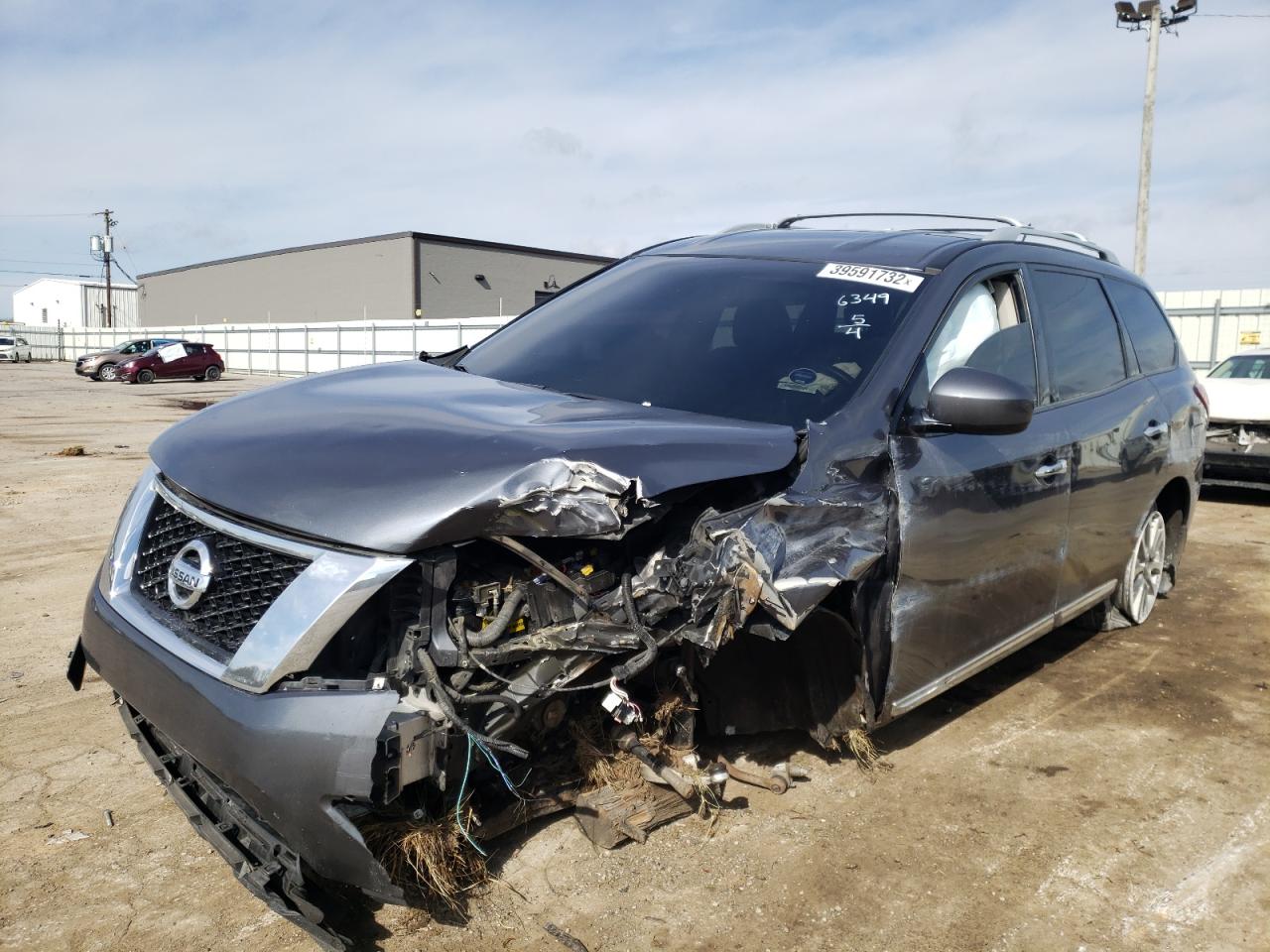 Photo 2 from auction – 2013 NISSAN PATHFINDER with VIN 5N1AR2MMXDC626349
