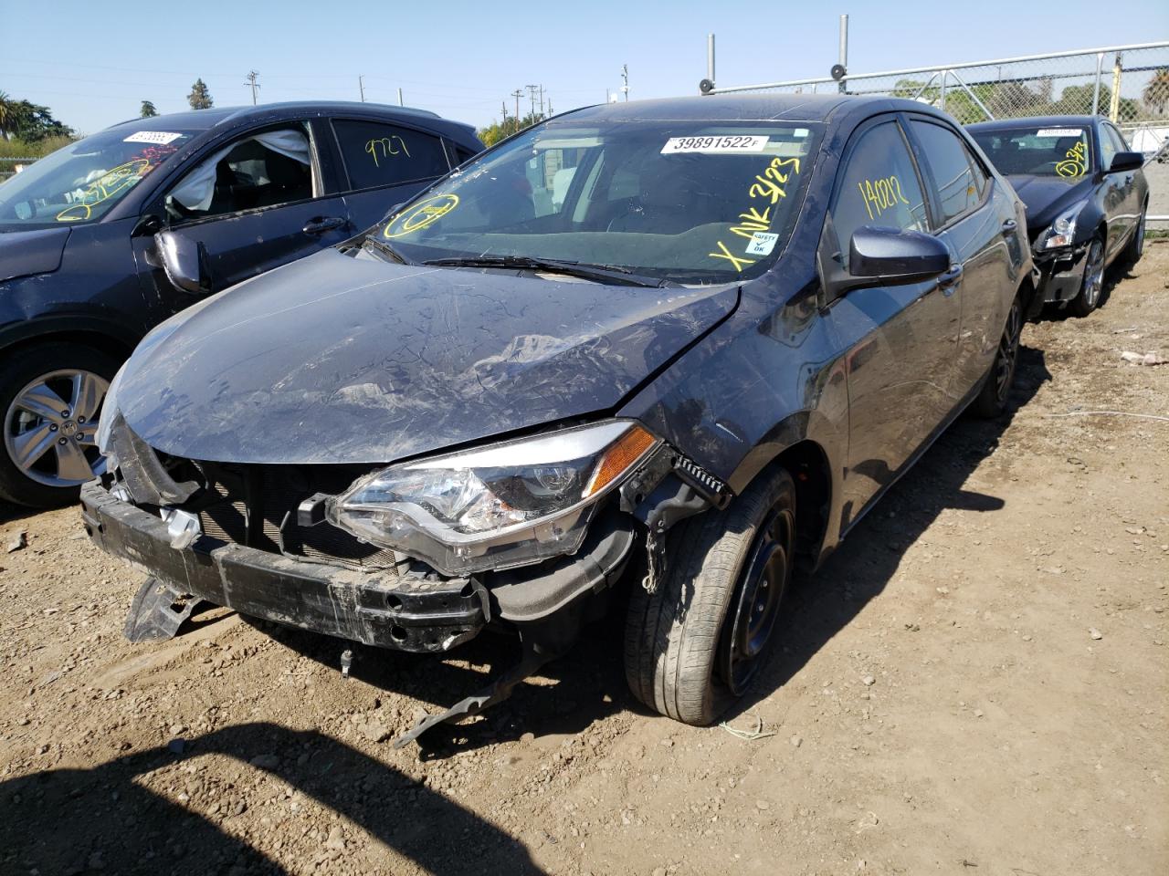 Photo 2 from auction – 2015 TOYOTA COROLLA L with VIN 2T1BURHE7FC305849