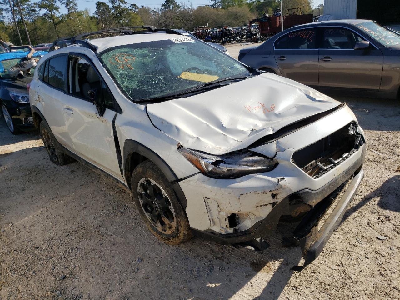 SUBARU CROSSTREK 2021 with VIN JF2GTAPC0M8205595 - Photo from auction
