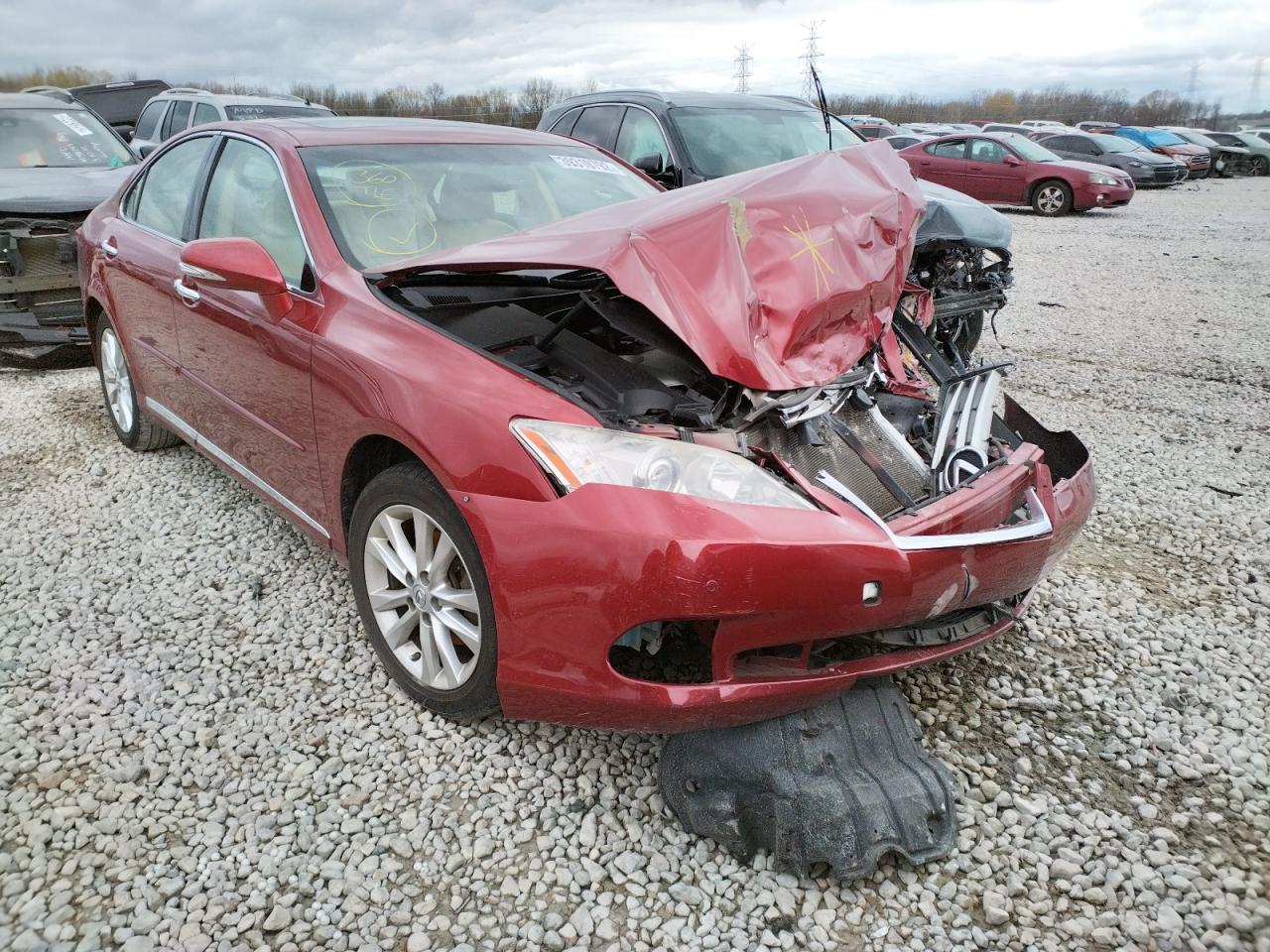 LEXUS ES 350 2010 with VIN JTHBK1EG1A2391856 - Photo from auction