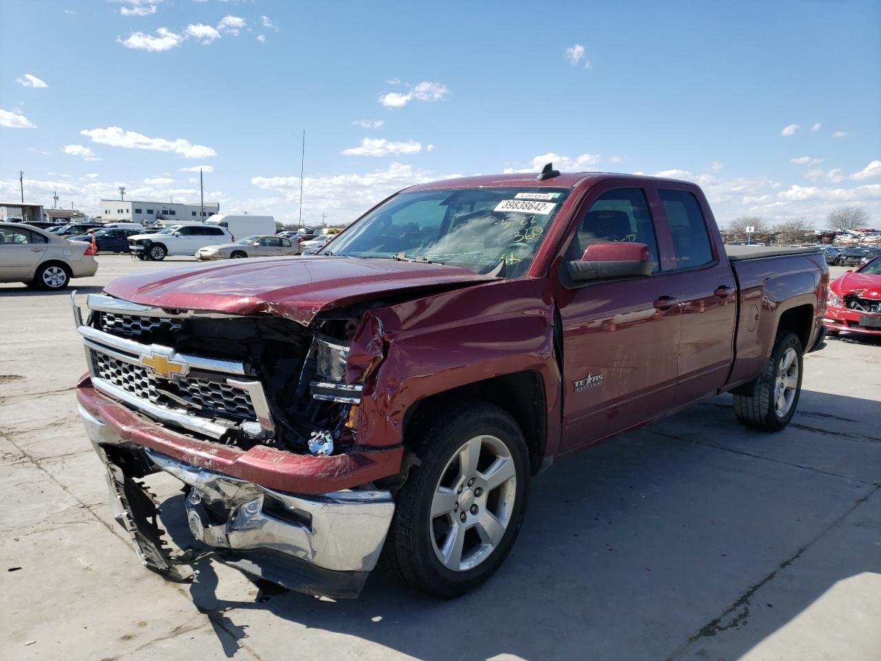 Photo 2 from auction – 2015 CHEVROLET SILVERADO with VIN 1GCRCREC1FZ360128