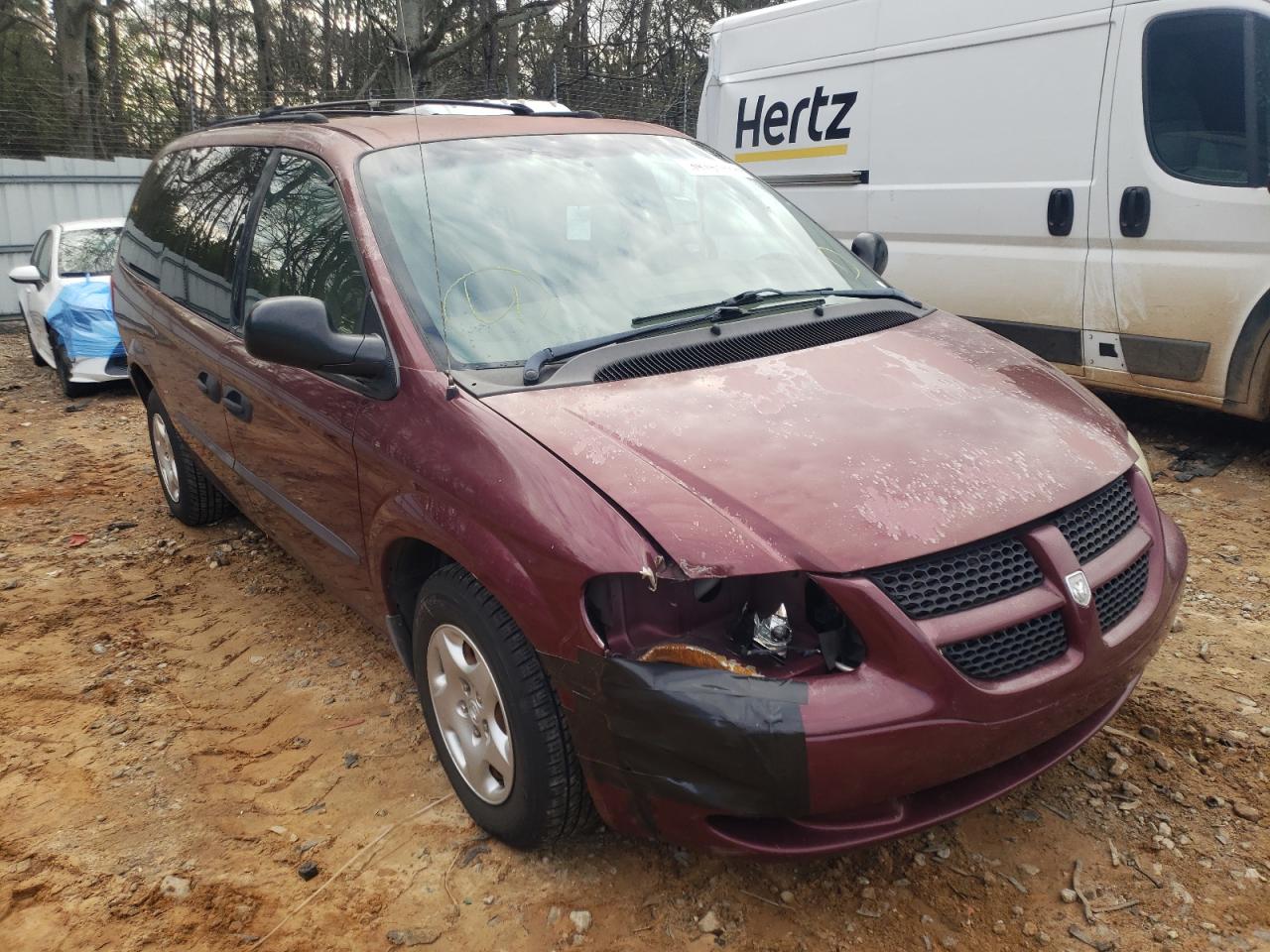DODGE GRAND CARA 2003 with VIN 1D4GP24303B199525 - Photo from auction