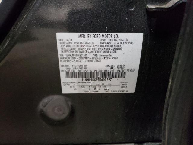 Photo 10 from auction – 2015 LINCOLN MKS with VIN 1LNHL9DK9FG601297