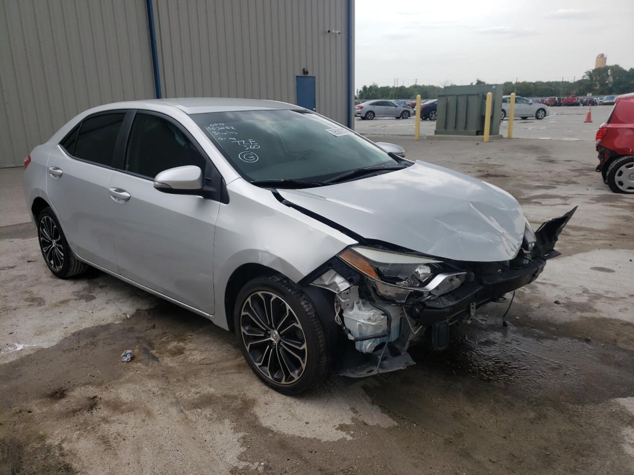 TOYOTA COROLLA L 2016 with VIN 2T1BURHE8GC743359 - Photo from auction