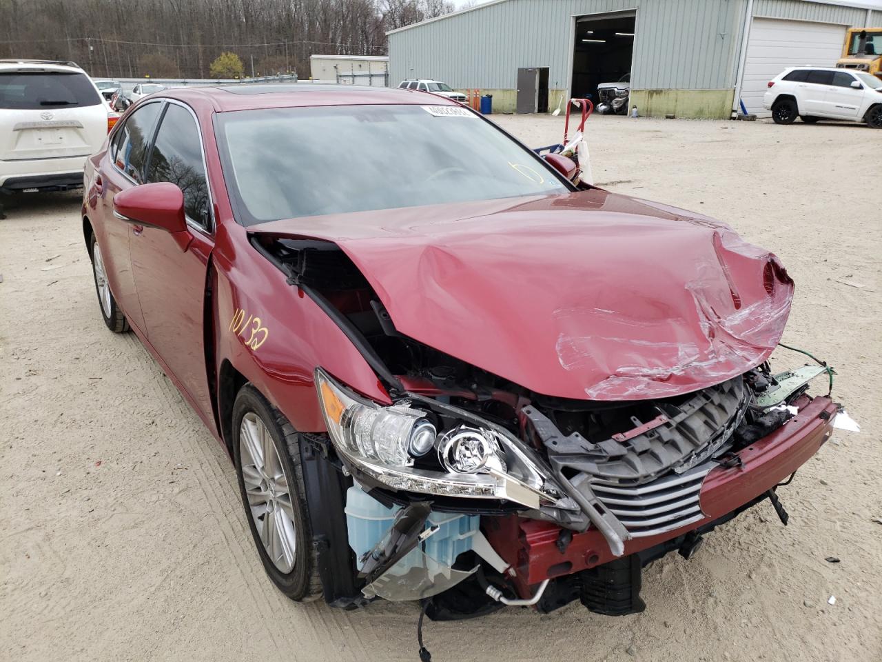 LEXUS ES 350 2013 with VIN JTHBK1GG2D2058549 - Photo from auction