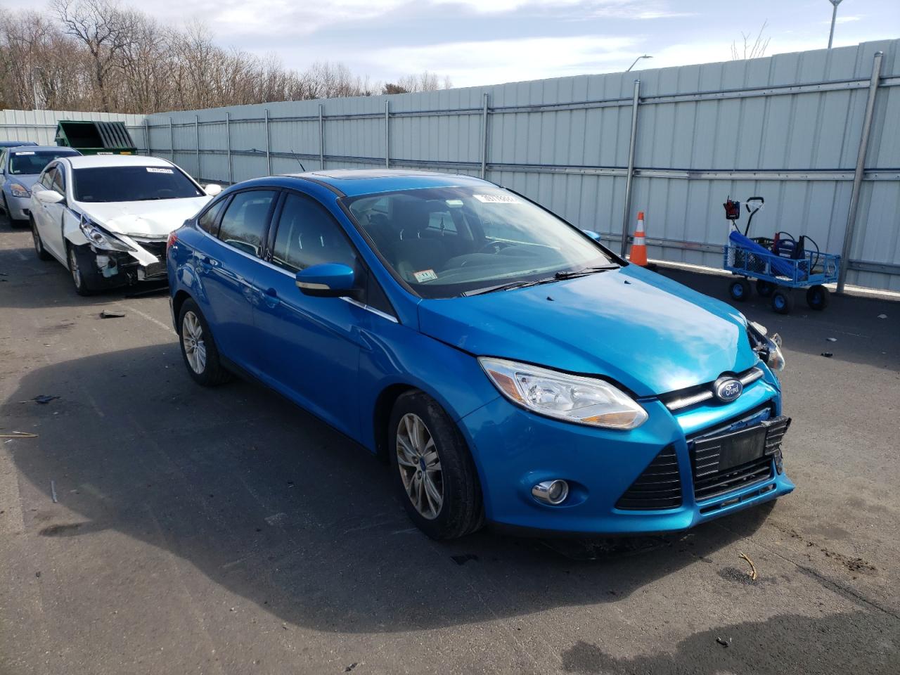 FORD FOCUS SEL 2012 with VIN 1FAHP3H25CL149356 - Photo from auction