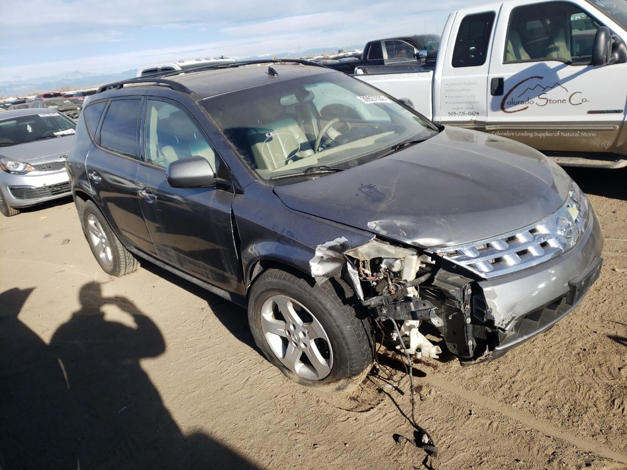 NISSAN MURANO SL 2005 with VIN JN8AZ08W15W414254 - Photo from auction