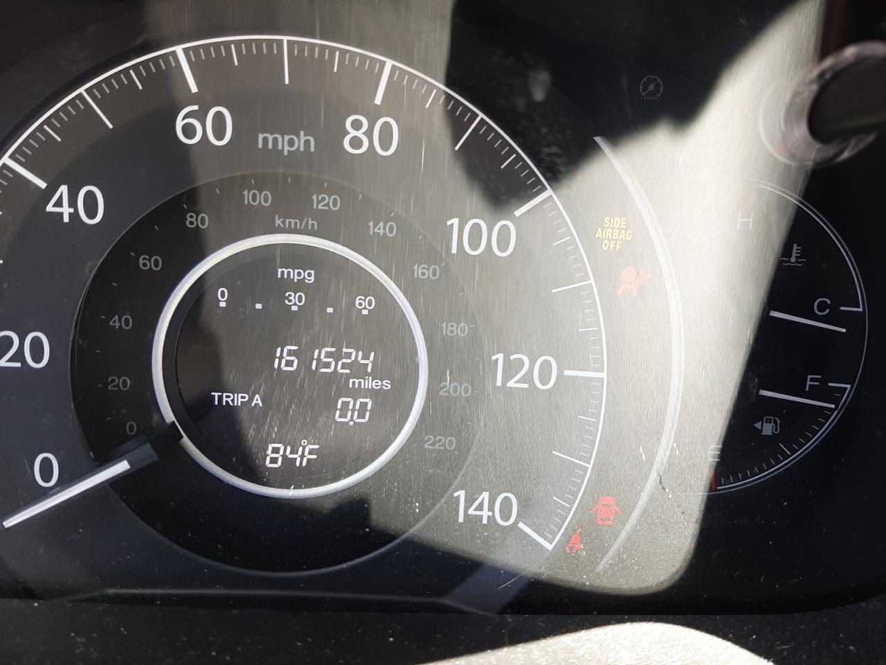 Photo 8 from auction – 2012 HONDA CR-V EXL with VIN 5J6RM4H72CL044762