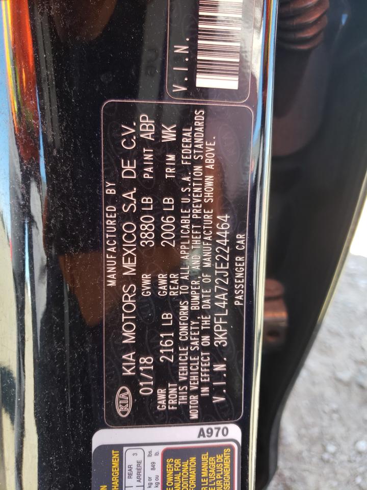 Photo 10 from auction – 2018 KIA FORTE LX with VIN 3KPFL4A72JE224464