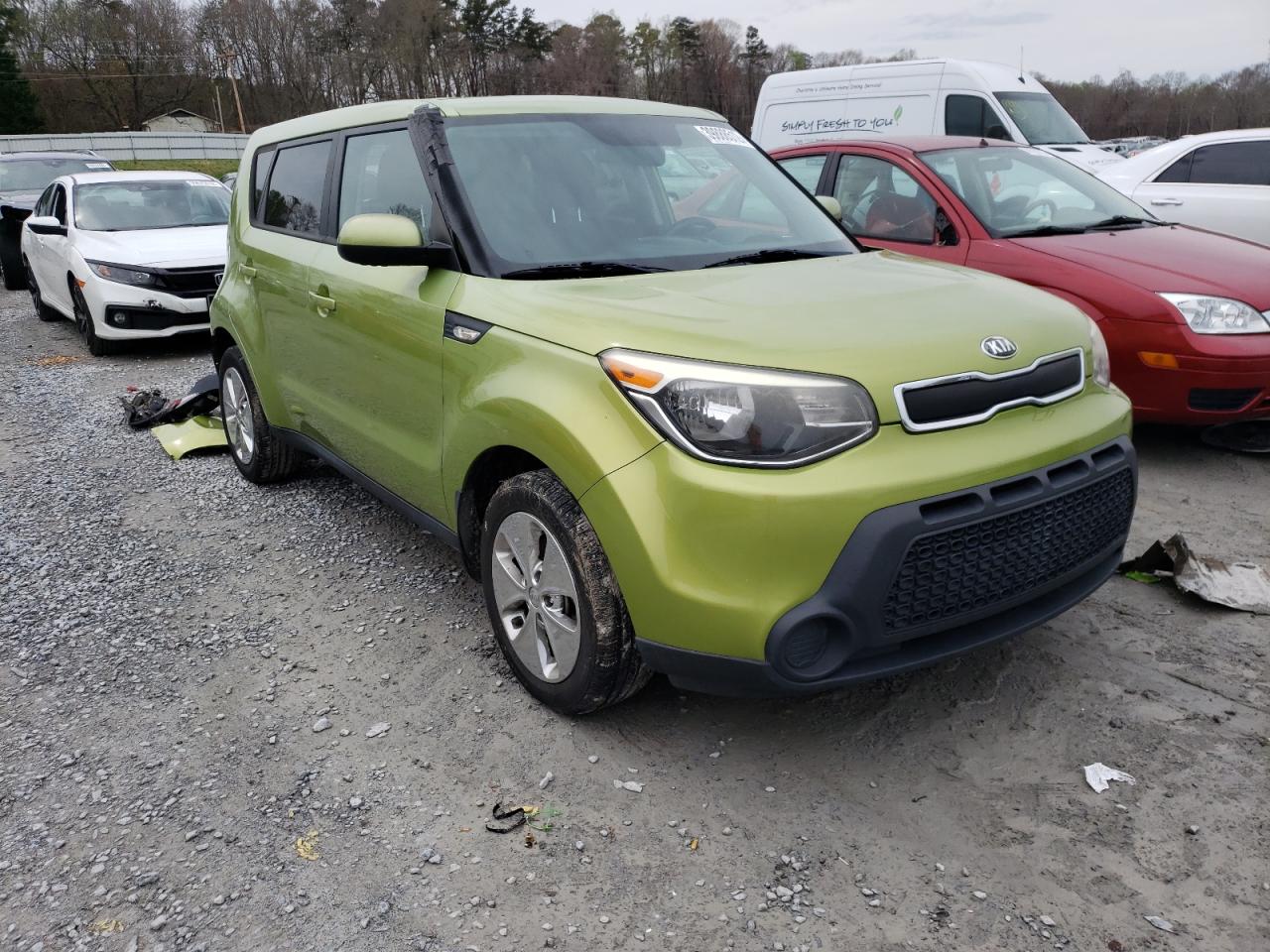 KIA SOUL 2014 with VIN KNDJN2A23E7721588 - Photo from auction