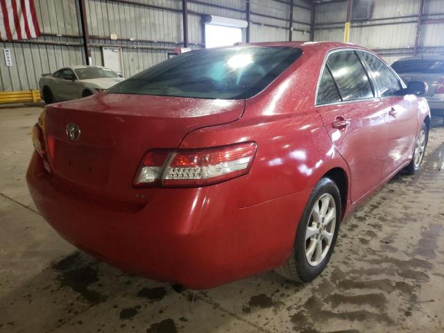 Photo 4 from auction – 2011 TOYOTA CAMRY BASE with VIN 4T1BF3EK7BU690985