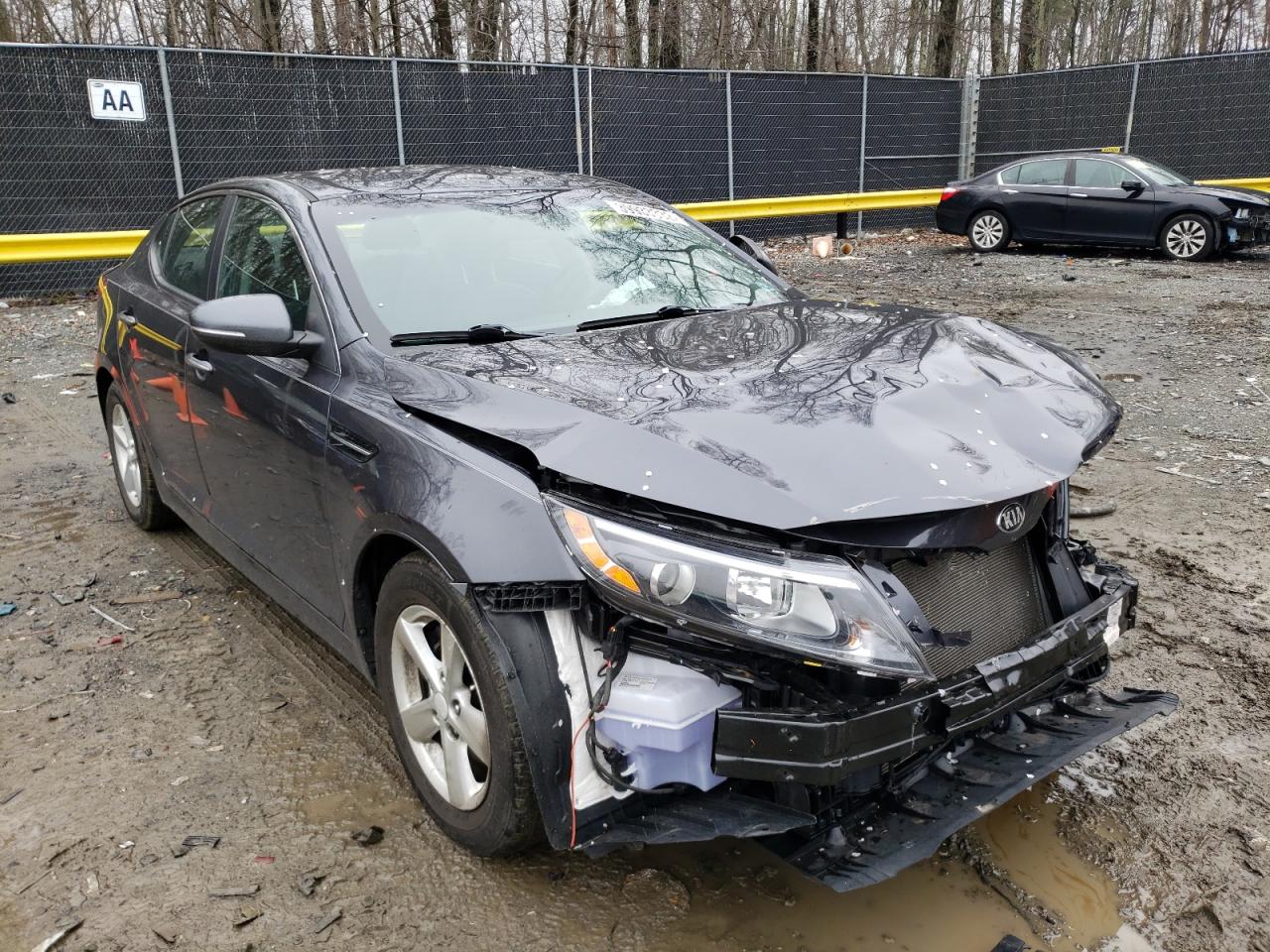 KIA OPTIMA LX 2015 with VIN KNAGM4A75F5649873 - Photo from auction