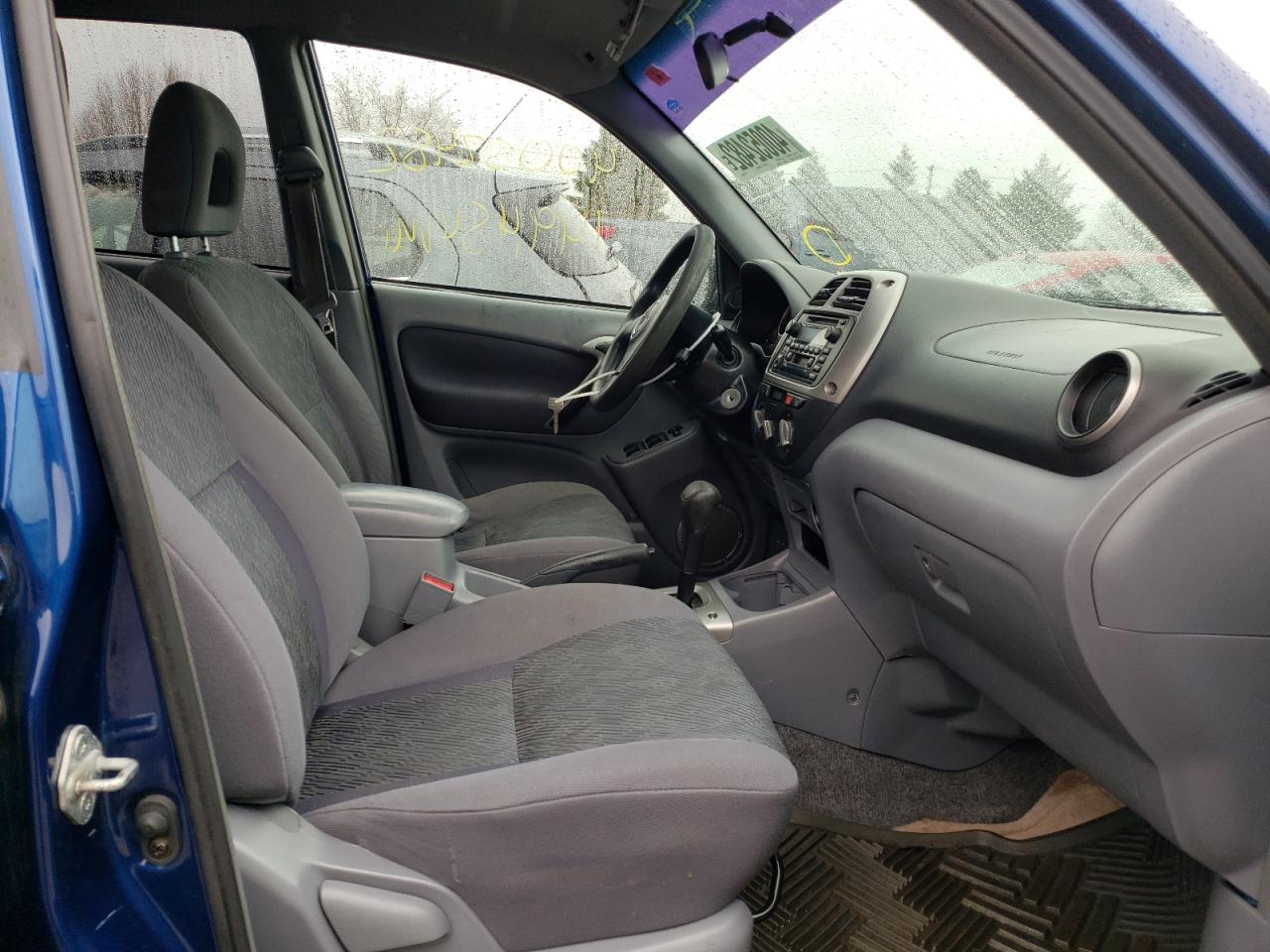 Photo 5 from auction – 2002 TOYOTA RAV4 with VIN JTEGH20V120070829