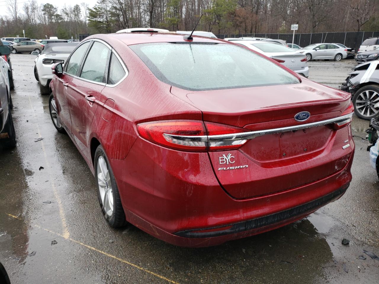 Photo 3 from auction – 2018 FORD FUSION SE with VIN 3FA6P0HD7JR144729