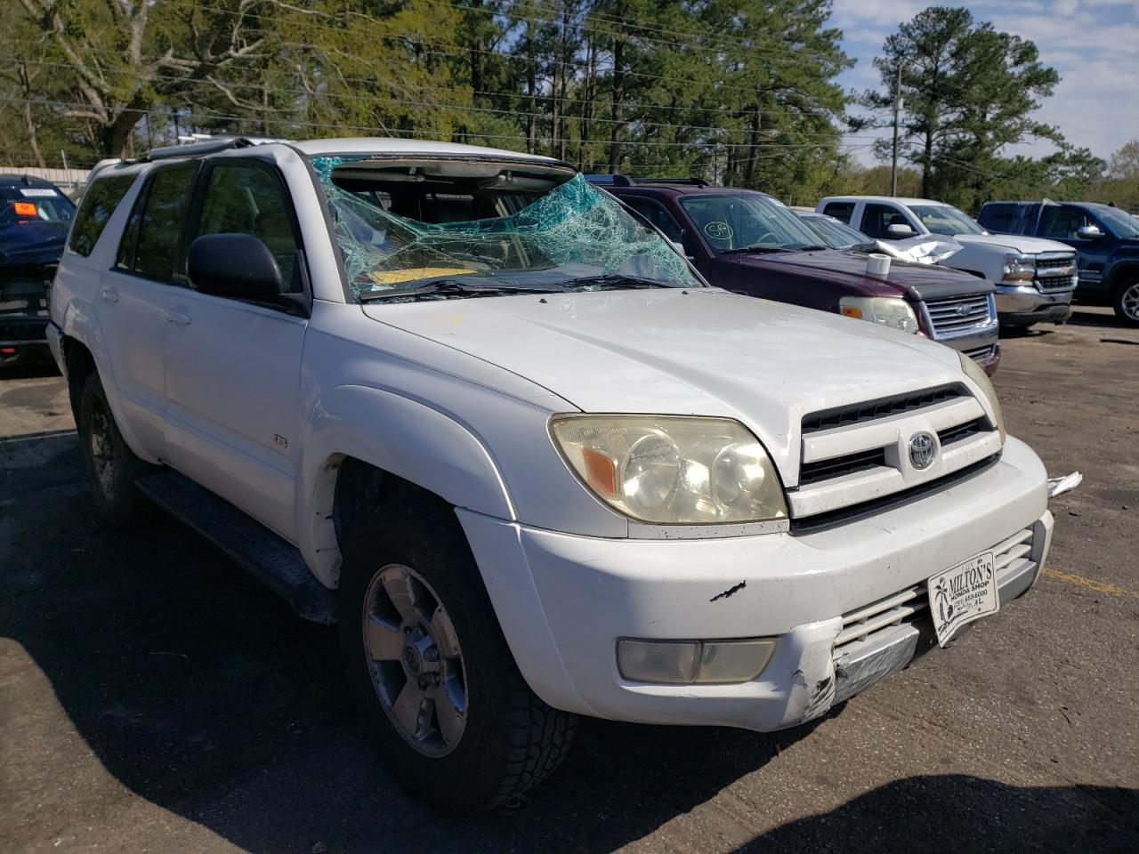Photo 1 from auction – 2004 TOYOTA 4RUNNER SR with VIN JTEZU14R940038015