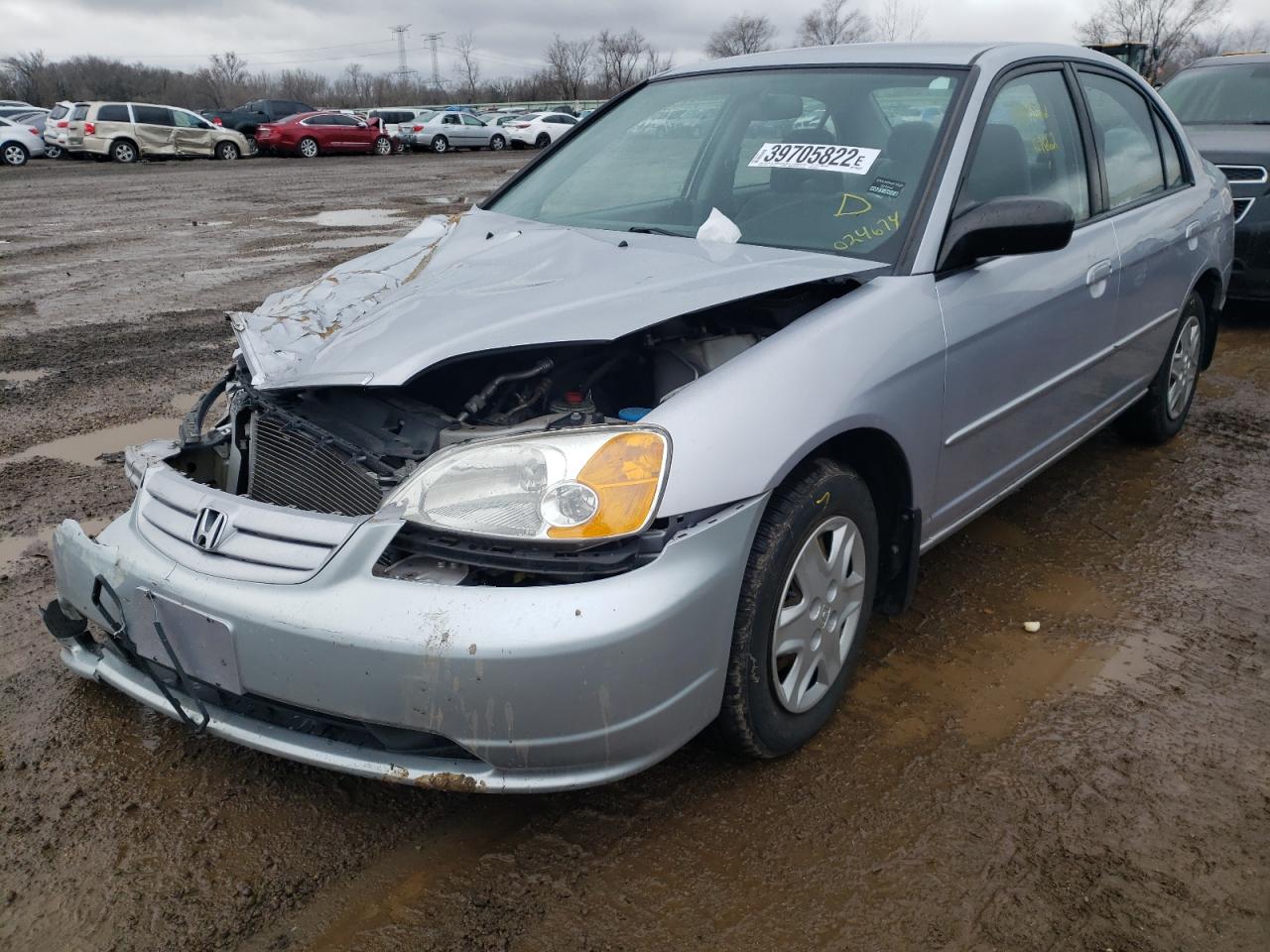 Photo 2 from auction – 2003 HONDA CIVIC LX with VIN 1HGES165X3L024674