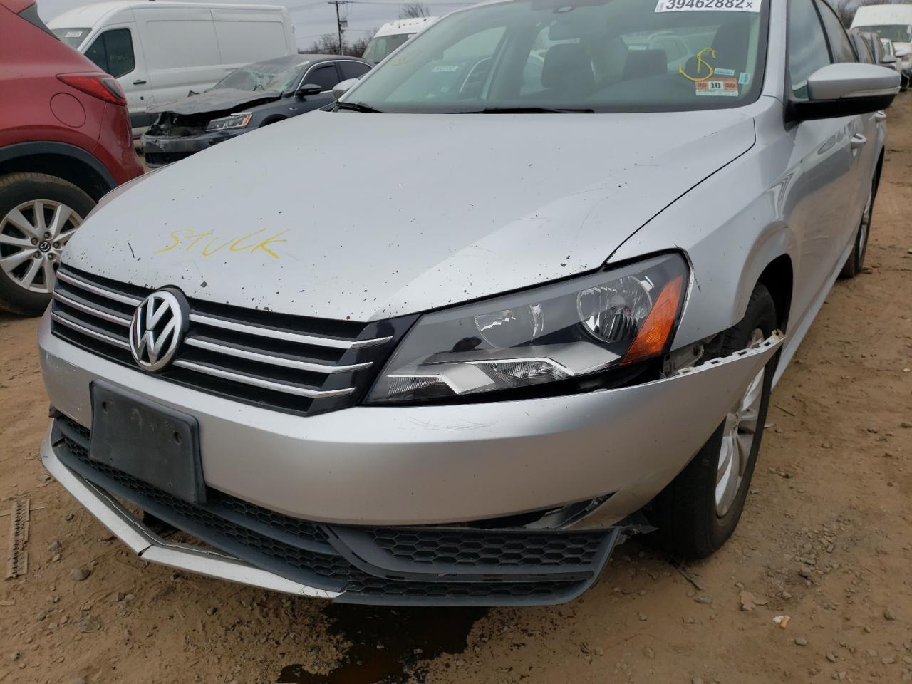 Photo 9 from auction – 2013 VOLKSWAGEN PASSAT S with VIN 1VWAP7A37DC104391