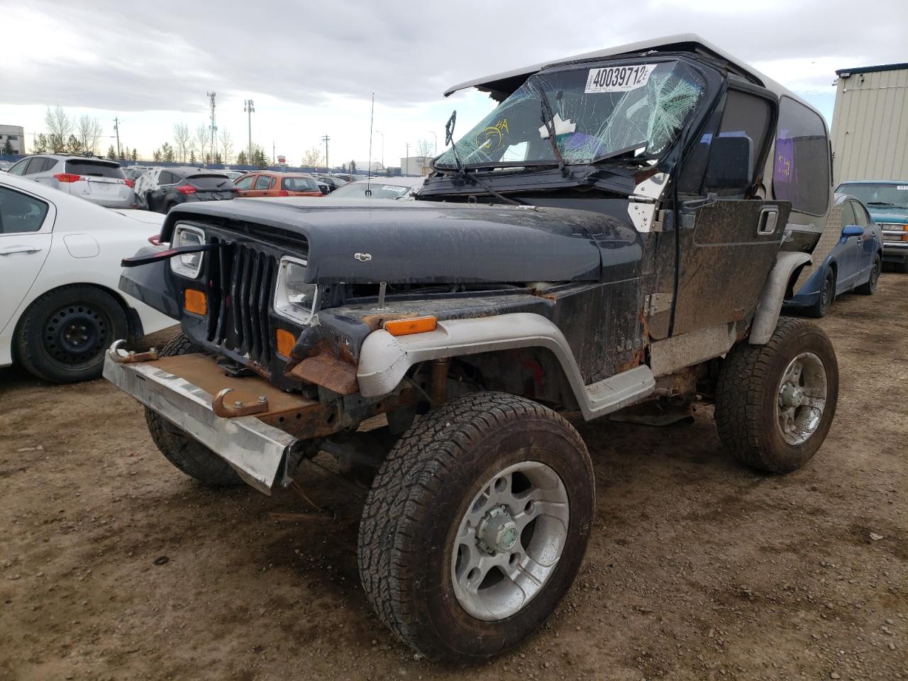 Photo 2 from auction – 1992 JEEP WRANGLER / with VIN 2J4FY19P2NJ532347