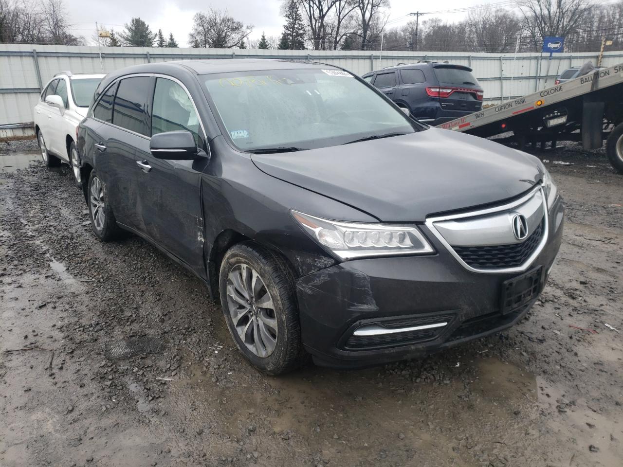 ACURA MDX TECHNO 2014 with VIN 5FRYD4H40EB039832 - Photo from auction