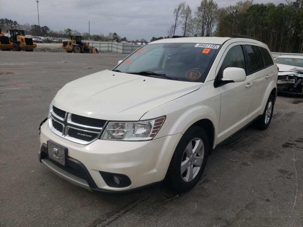 Photo 2 from auction – 2012 DODGE JOURNEY SX with VIN 3C4PDCBG0CT222043