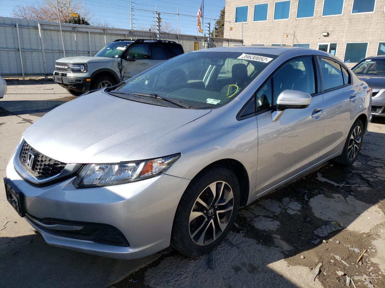 Photo 2 from auction – 2014 HONDA CIVIC EX with VIN 19XFB2F84EE051030