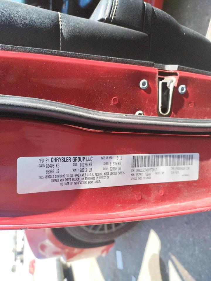 Photo 10 from auction – 2011 DODGE CHARGER R/ with VIN 2B3CL5CT4BH572017
