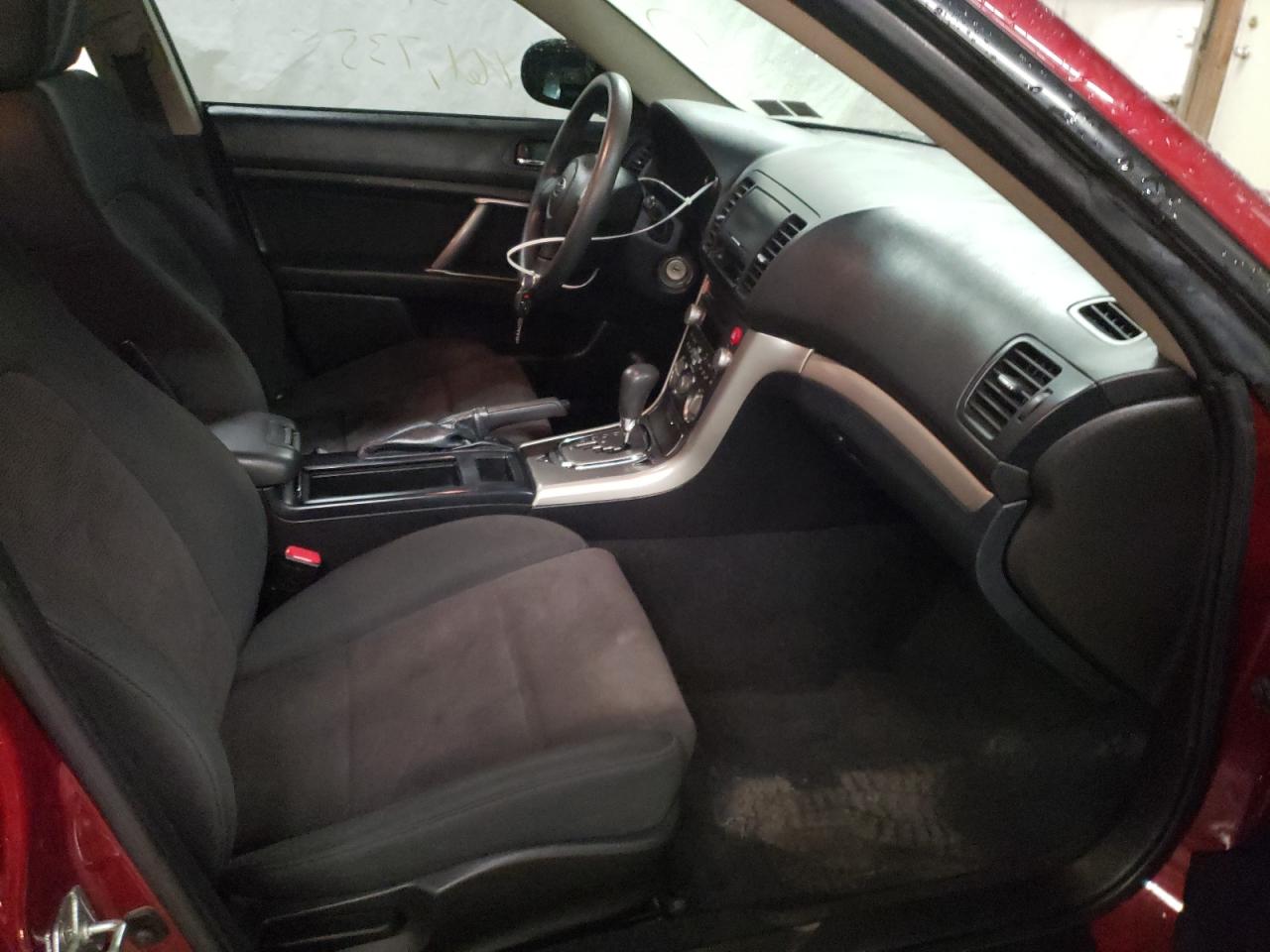 Photo 5 from auction – 2009 SUBARU LEGACY 2.5 with VIN 4S3BL616997210056