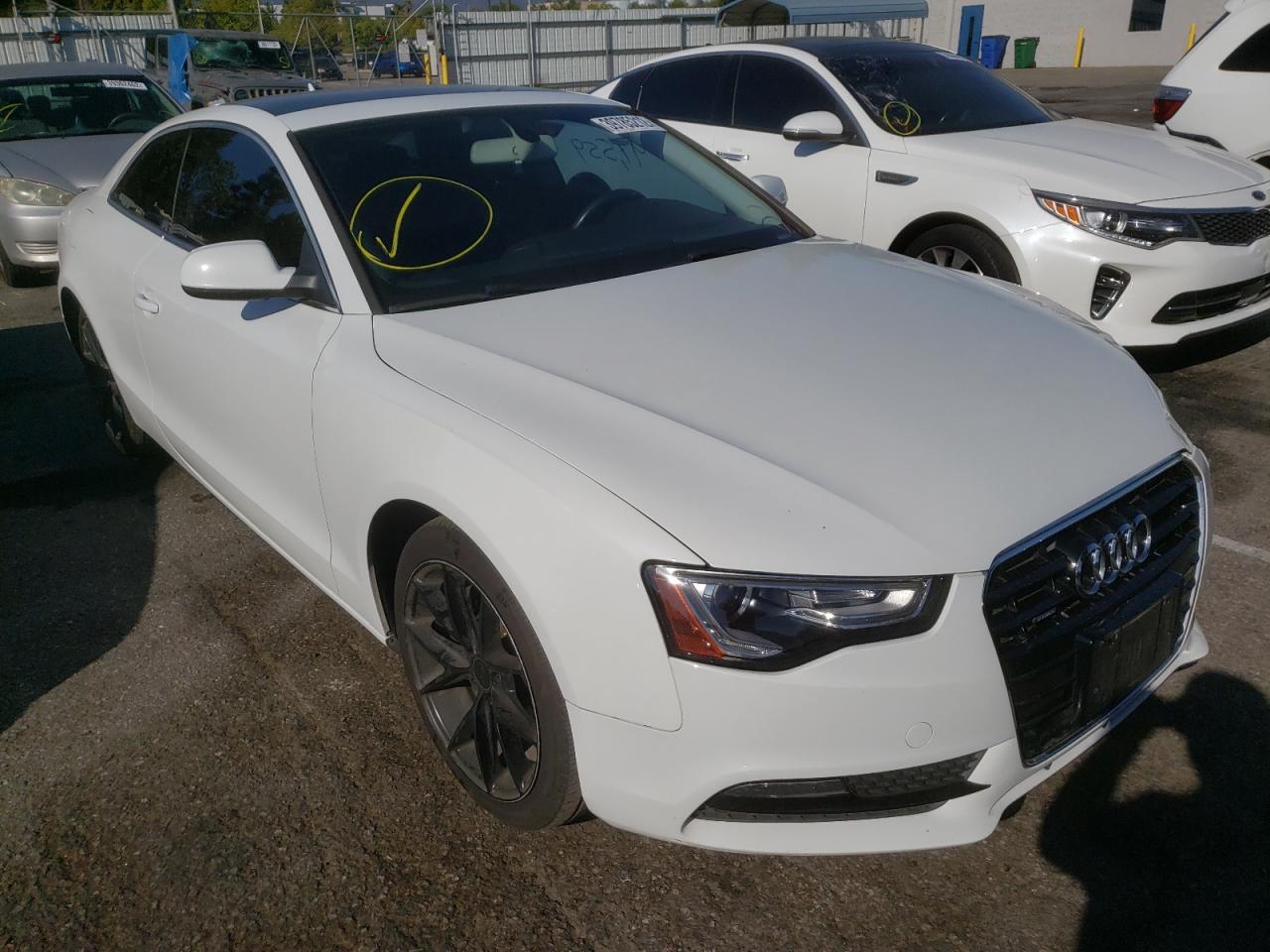AUDI A5 PREMIUM 2014 with VIN WAUCFAFR6EA023174 - Photo from auction