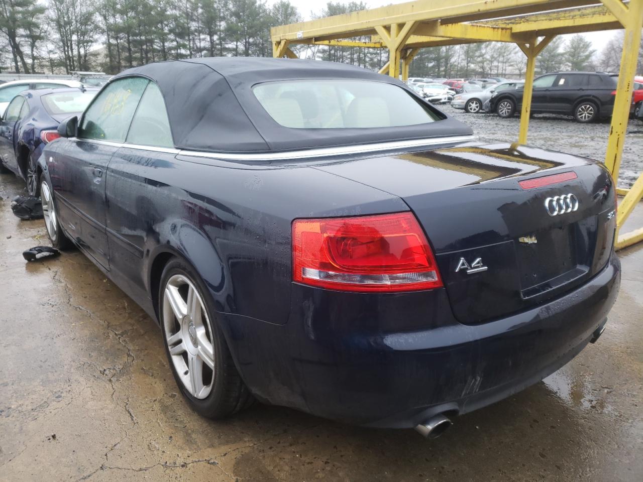 Photo 3 from auction – 2008 AUDI A4 2.0T CA with VIN WAUDF48H18K017064