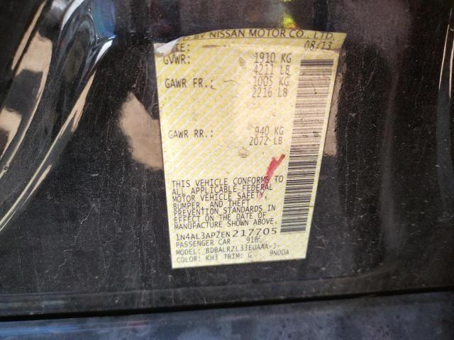 Photo 10 from auction – 2014 NISSAN ALTIMA 2.5 with VIN 1N4AL3AP2EN217705