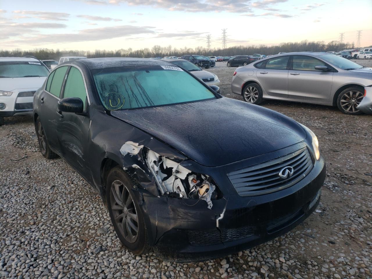 INFINITI G35 2008 with VIN JNKBV61E18M212593 - Photo from auction