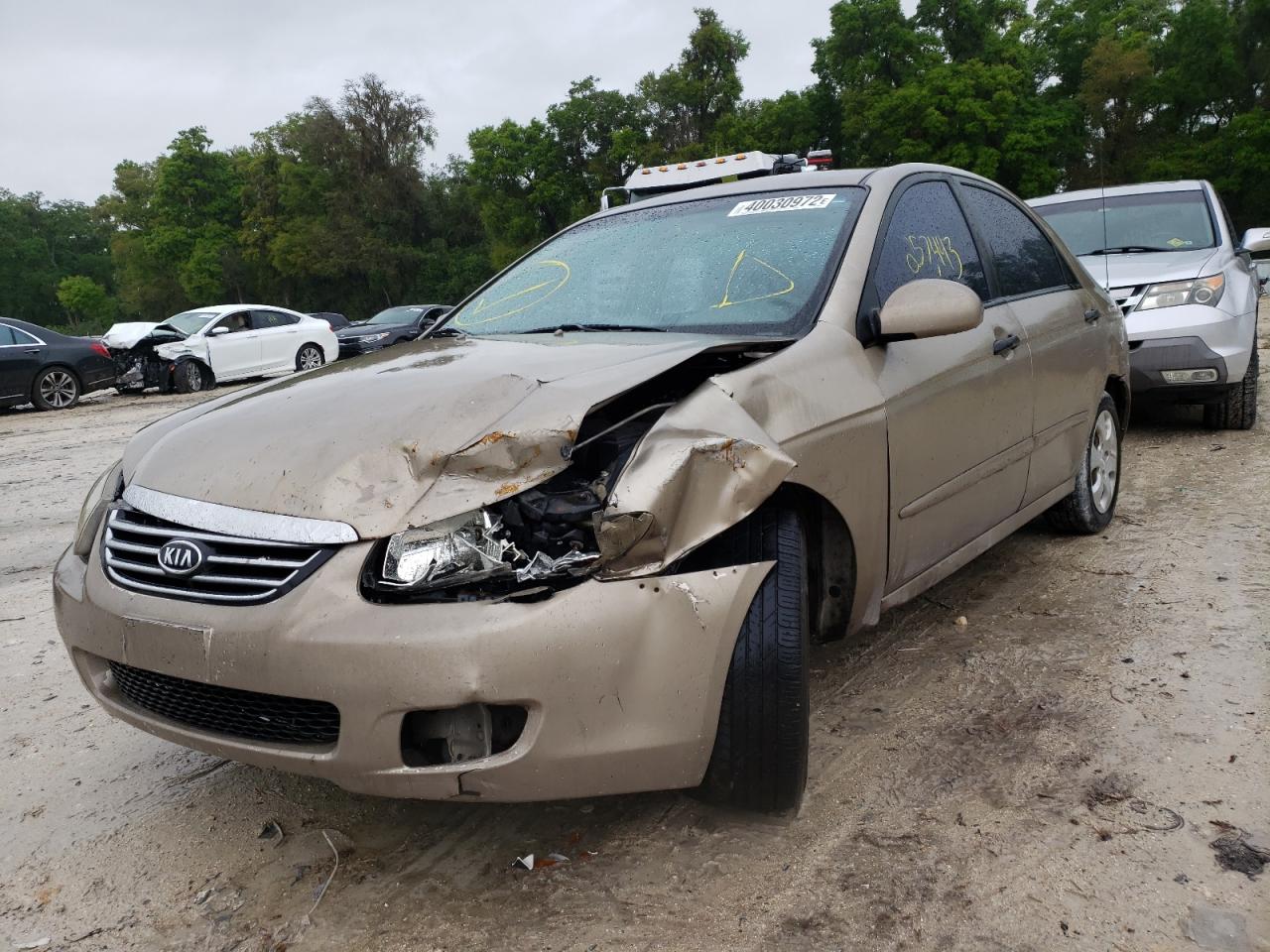 Photo 2 from auction – 2009 KIA SPECTRA EX with VIN KNAFE221895601893