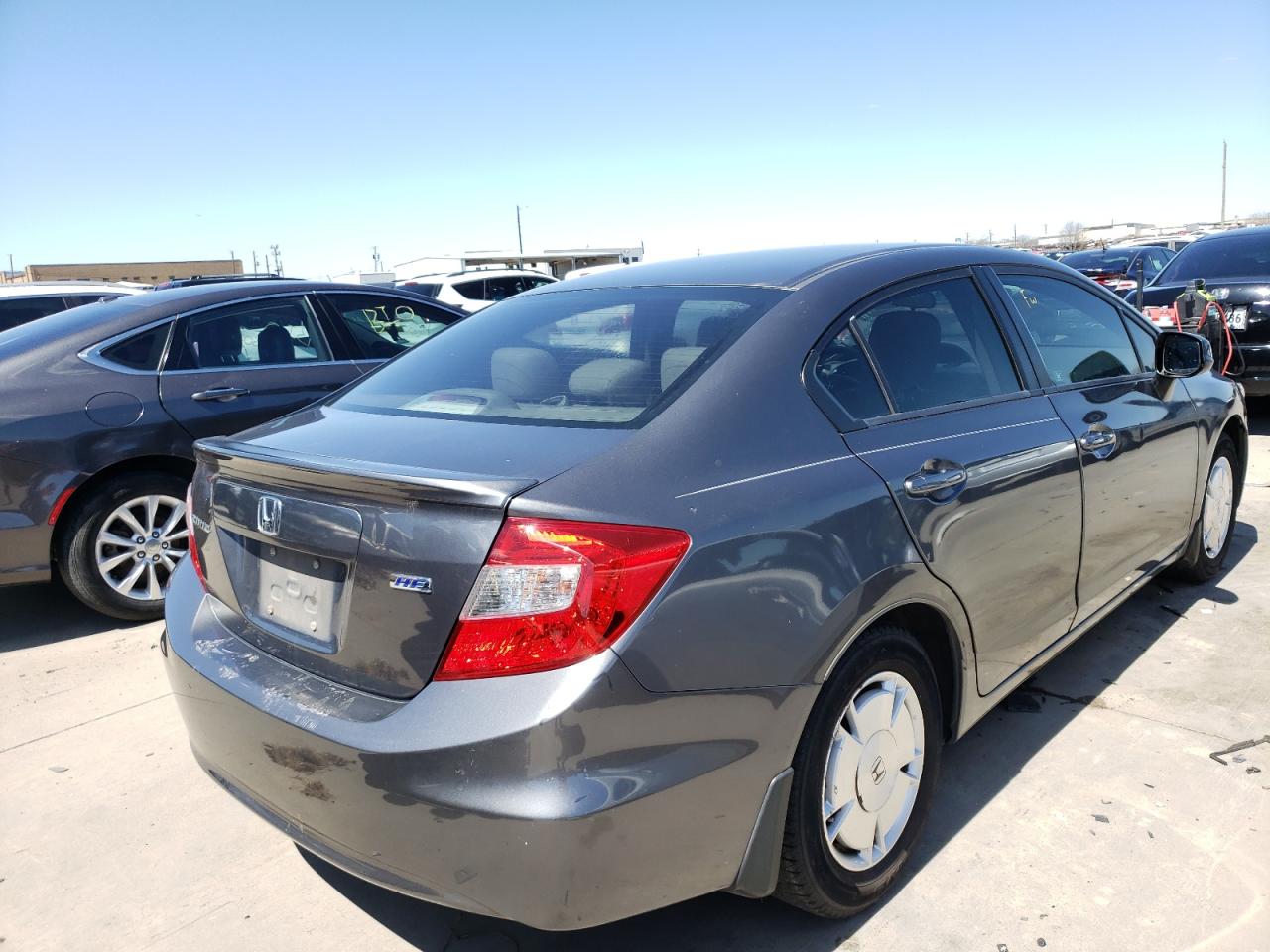 Photo 4 from auction – 2012 HONDA CIVIC HF with VIN 2HGFB2F65CH566121