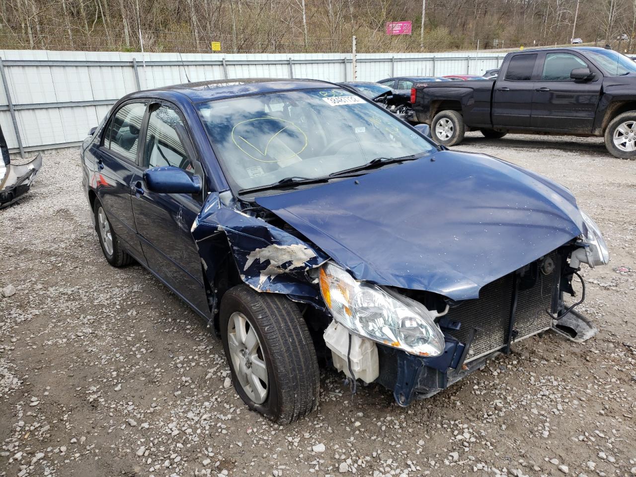 TOYOTA COROLLA CE 2004 with VIN 2T1BR32E24C222642 - Photo from auction