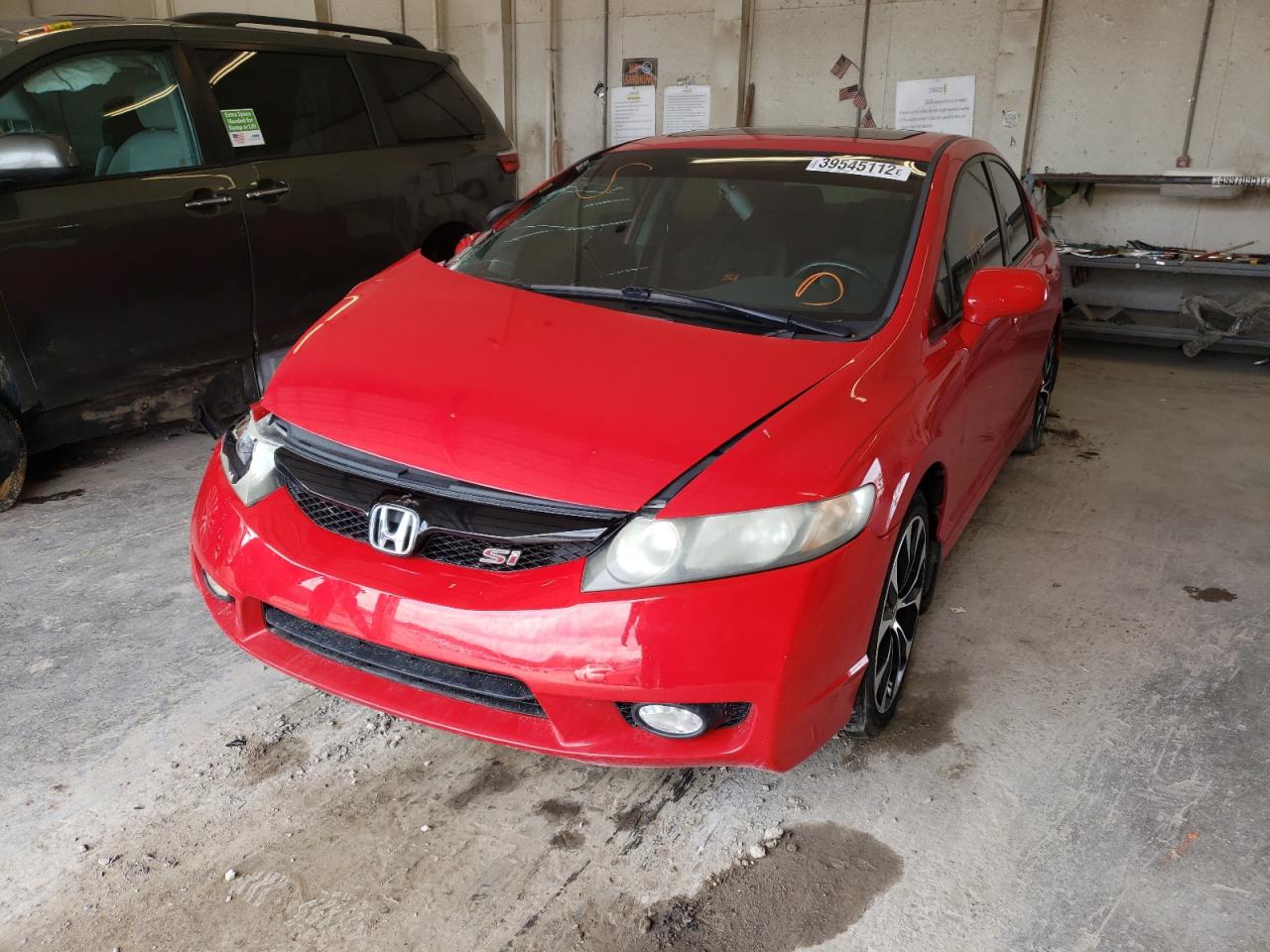Photo 2 from auction – 2010 HONDA CIVIC SI with VIN 2HGFA5E58AH701554