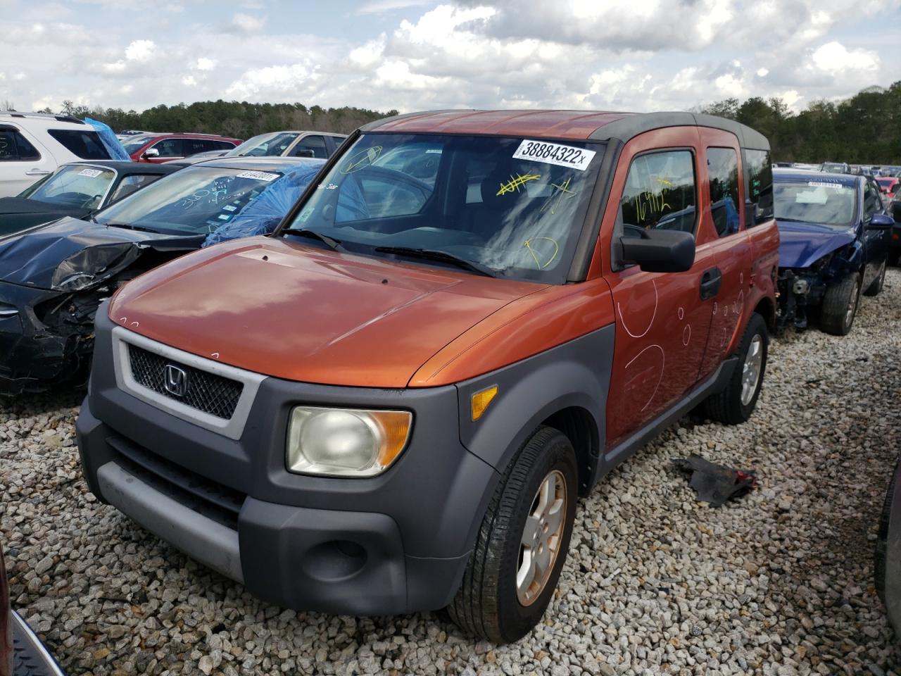 Photo 2 from auction – 2004 HONDA ELEMENT EX with VIN 5J6YH18544L014841
