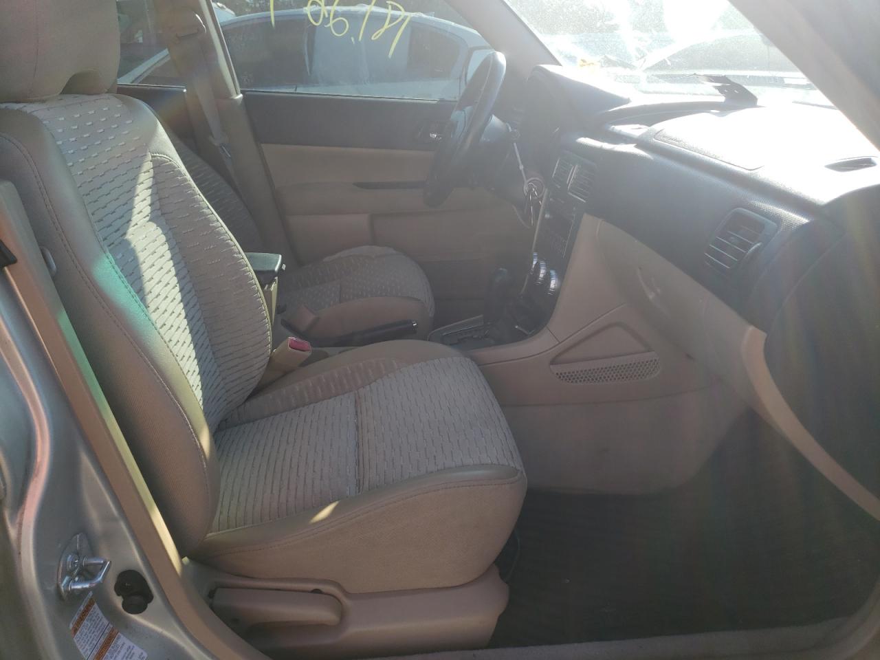 Photo 5 from auction – 2005 SUBARU FORESTER with VIN JF1SG65675H740194