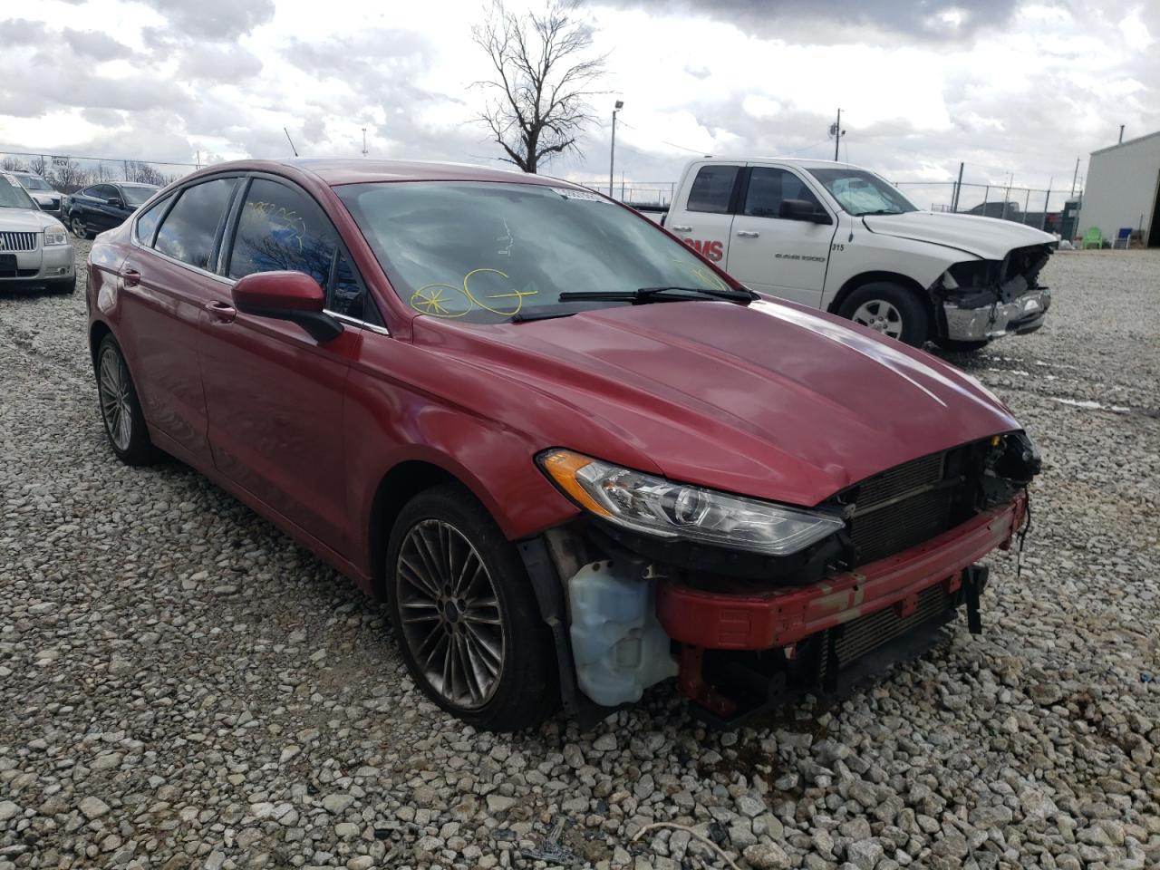 Photo 1 from auction – 2017 FORD FUSION SE with VIN 3FA6P0T96HR251218