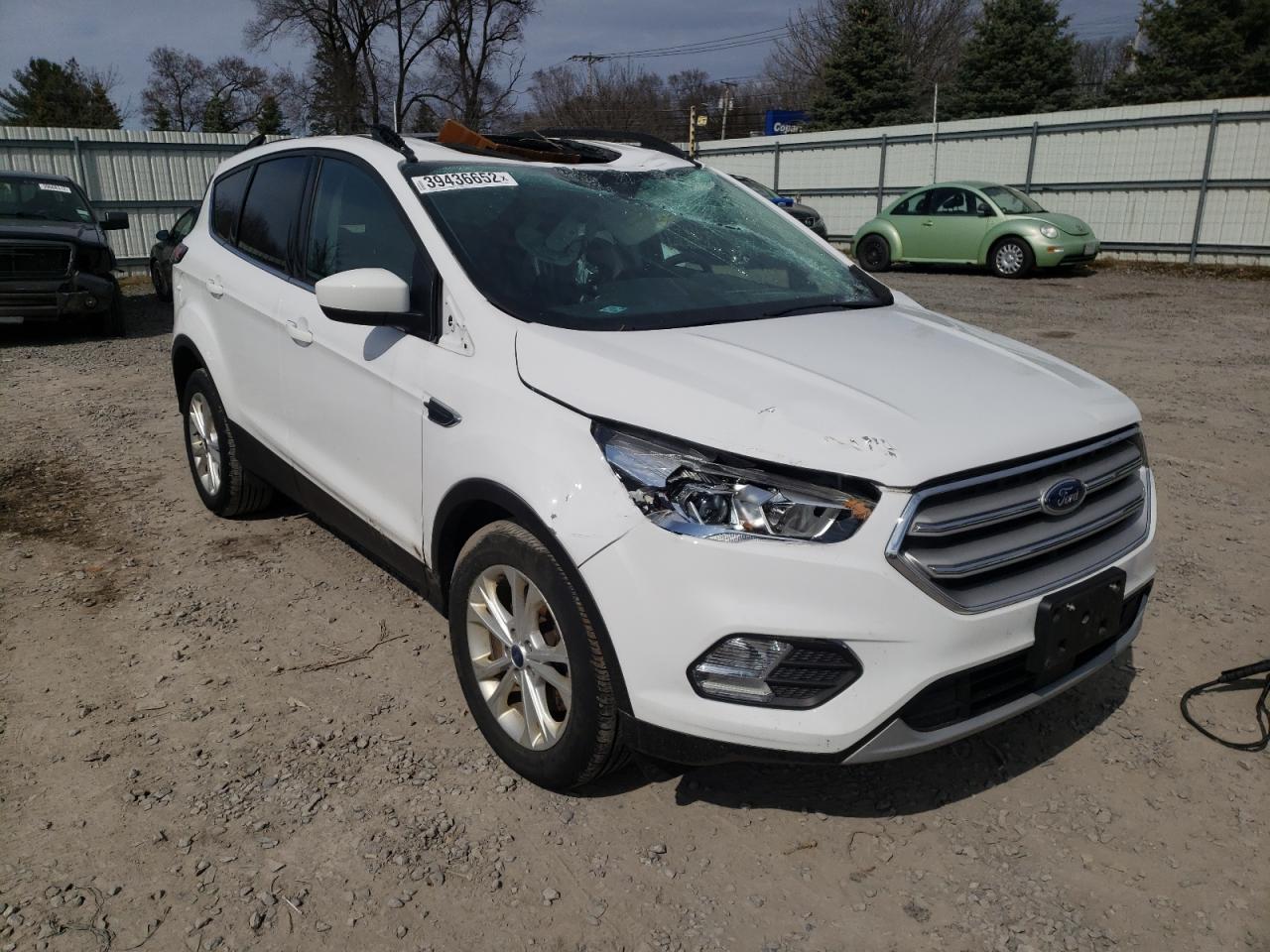FORD ESCAPE SEL 2018 with VIN 1FMCU9HD3JUB26842 - Photo from auction