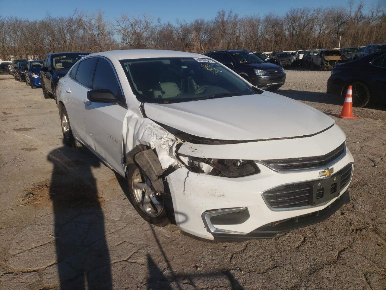 CHEVROLET MALIBU LS 2017 with VIN 1G1ZC5ST6HF227486 - Photo from auction